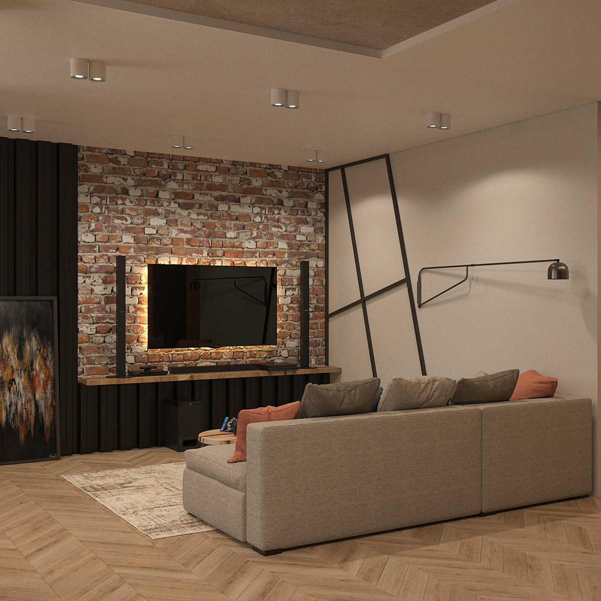 Современная квартира холостяка