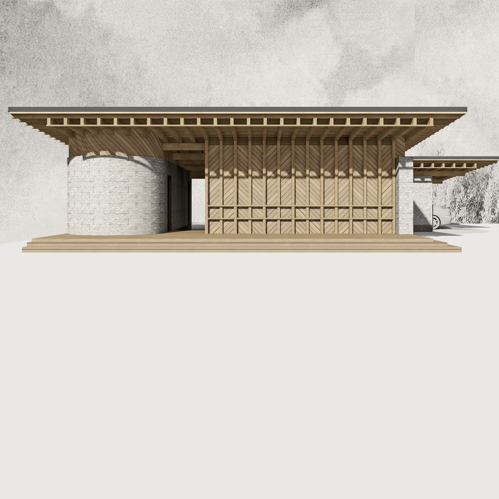 дом охраны со стоянкой