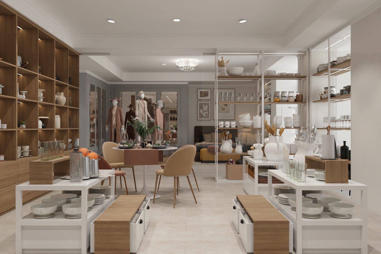 Дизайн-проект магазина домашнего текстиля в Липецке