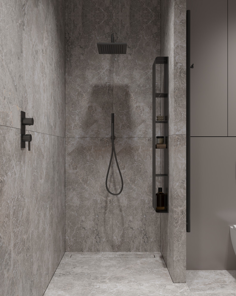 ЖК «Зенит», современный интерьер квартиры, построенный на контрастах