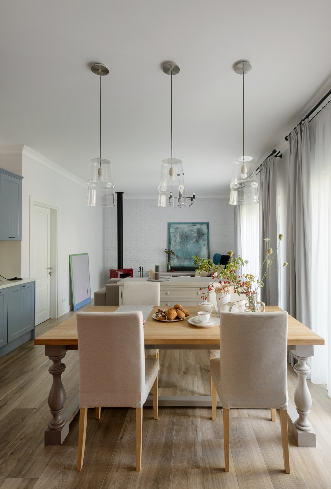 В гостях: трехэтажная квартира в Светлогорске