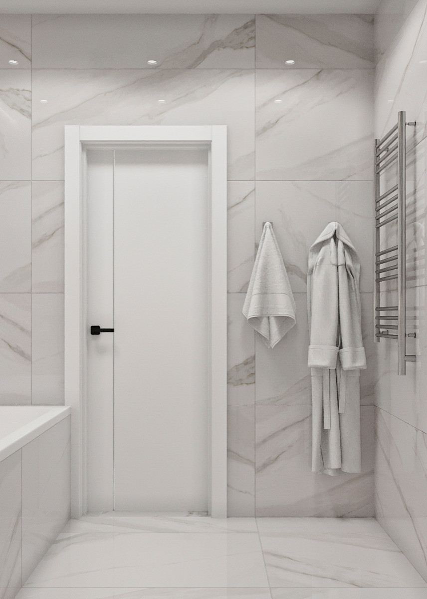 Квартира с современной гостиной с отсылками к ар-деко. Проект 2022 года