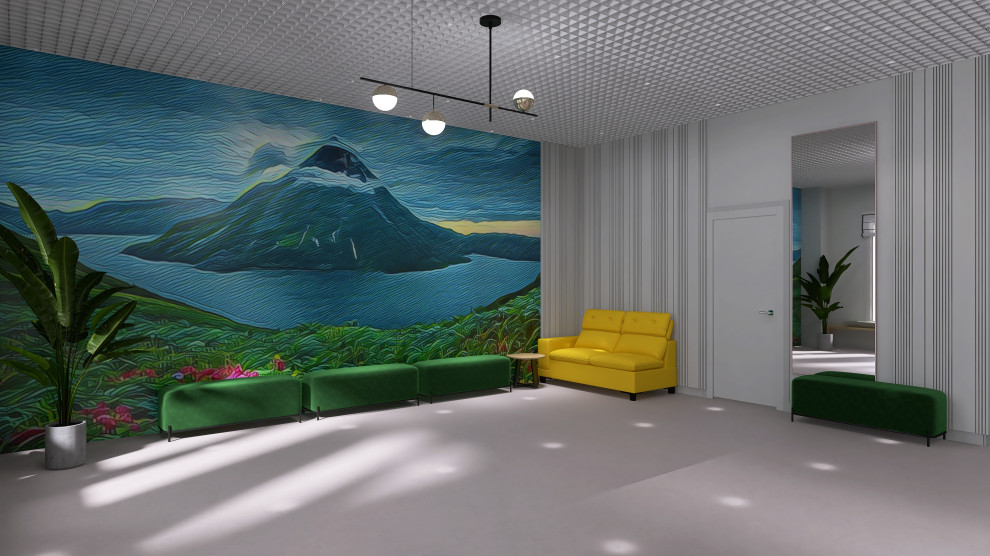 Обложка проекта: Вестибюль общеобразовательной школы