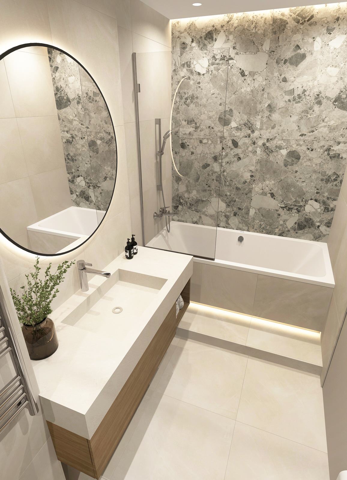 Ванная 6 м2 в ЖК Панин, г. Нижний Новгород