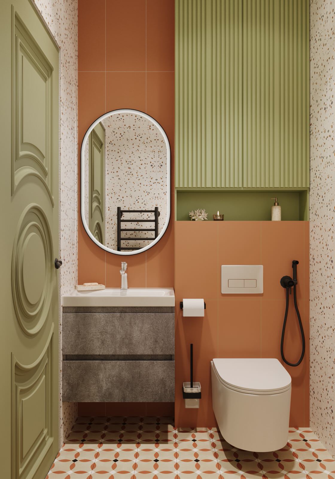 Дизайн 2х этажного дома в стиле эклектика