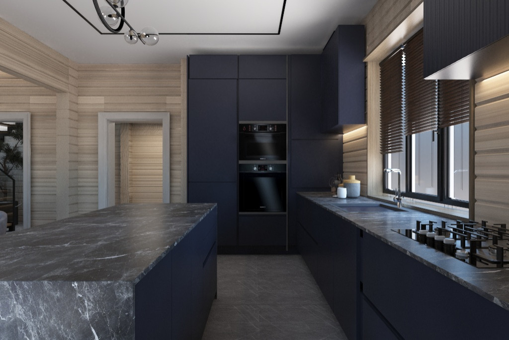 Дом из бруса в ЭКО стиле