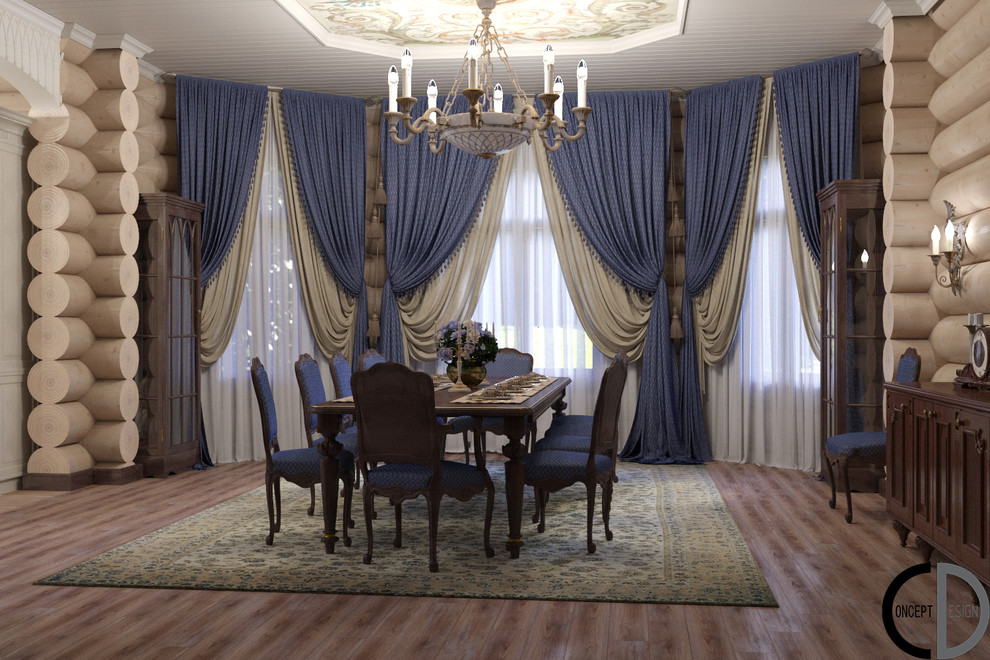 Готика в доме из бруса