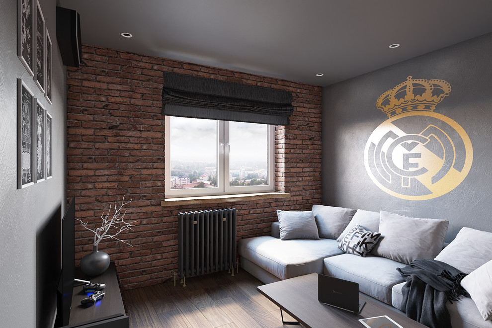 Однокомнатная квартира в стиле лофт в Ярославле.