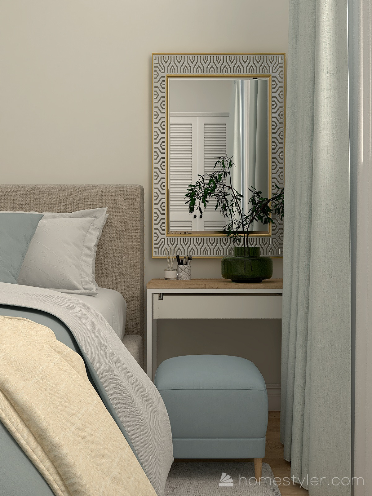 спальня в средиземноморском стиле