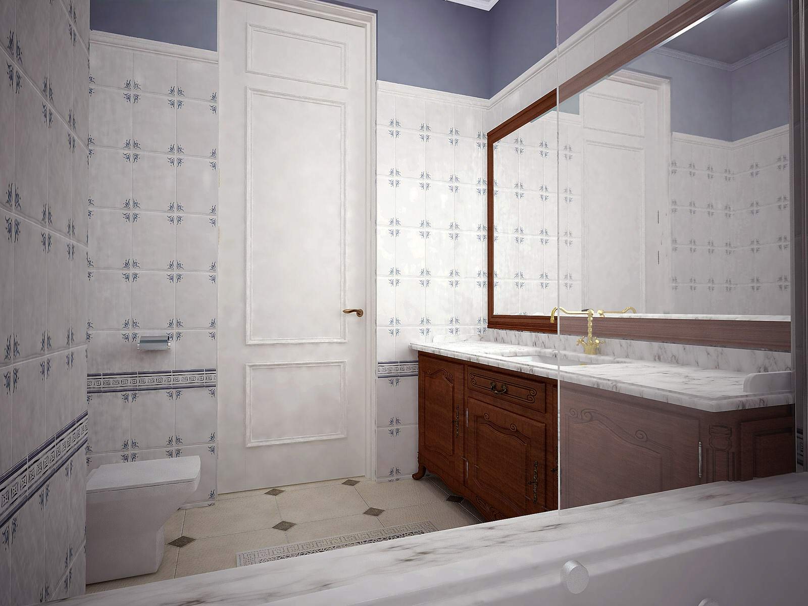 архитектурно-дизайнерский проект квартиры 104 кв.м с частичной перепланировкой