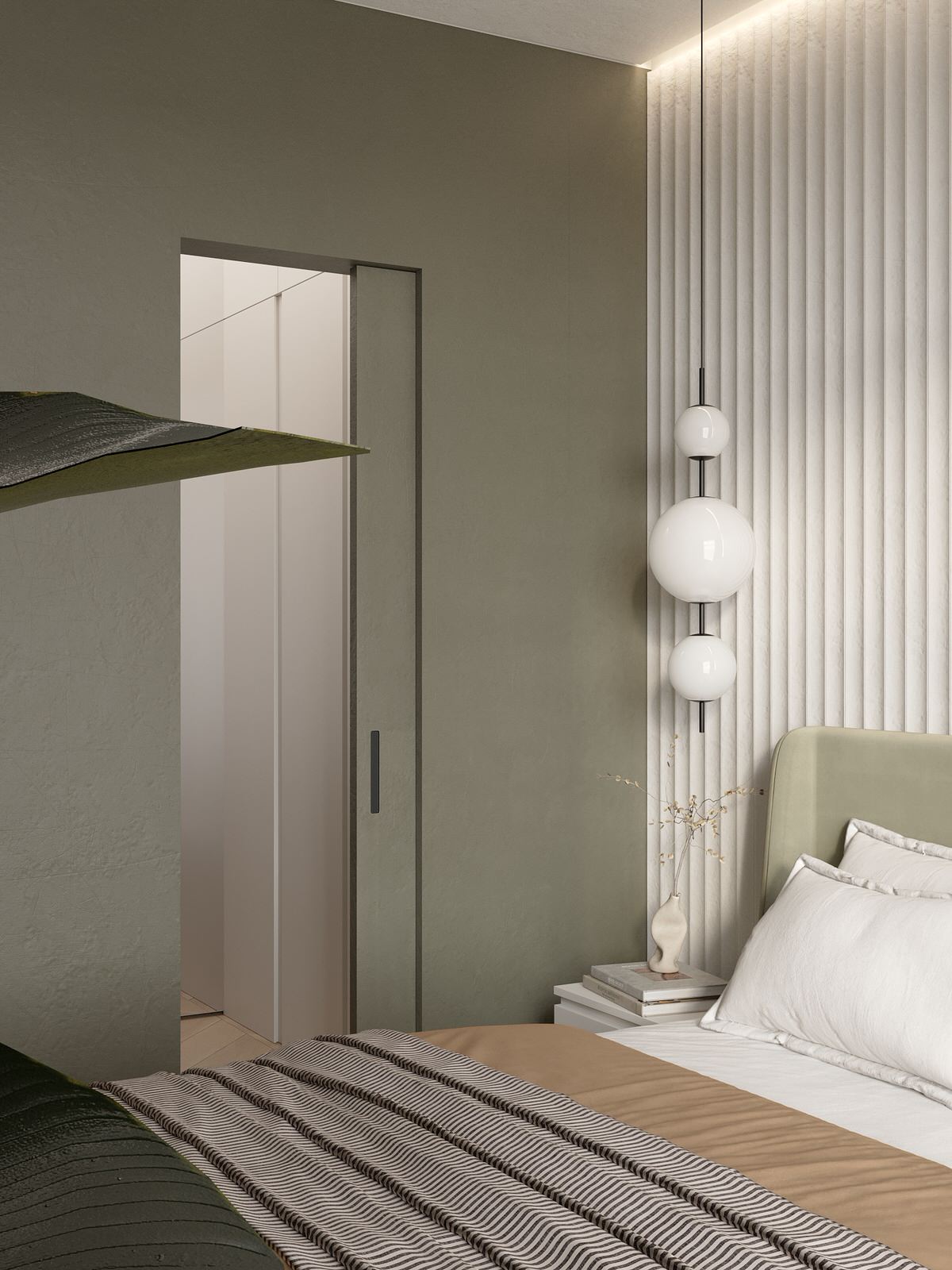 Проект 2-х уровневой квартире в эко-стиле.