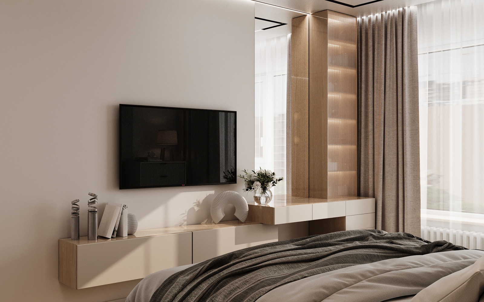 Дизайн-проект квартиры 53м² в ЖК Сердце Сибири