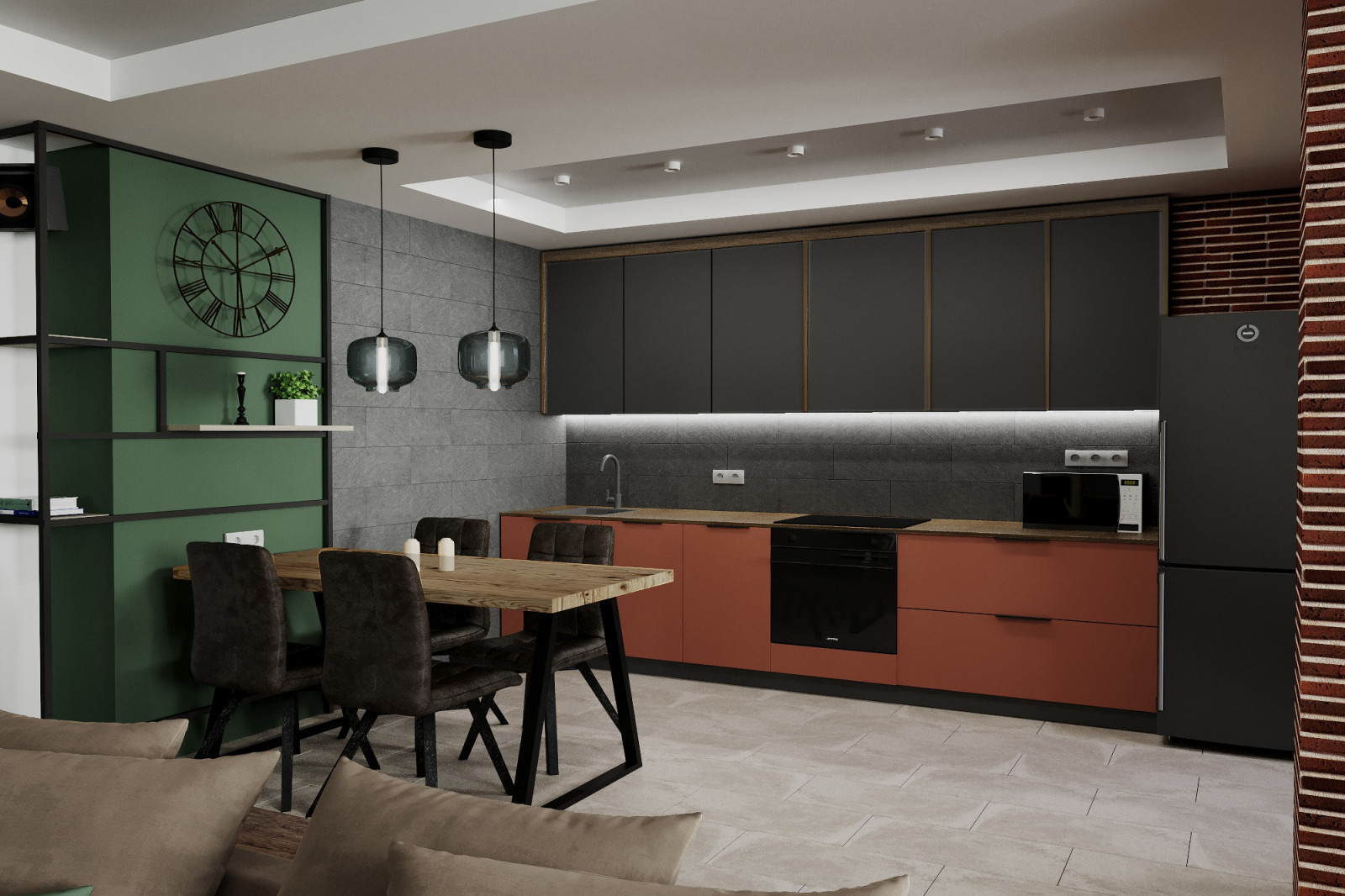 Квартира-студия 80 м2