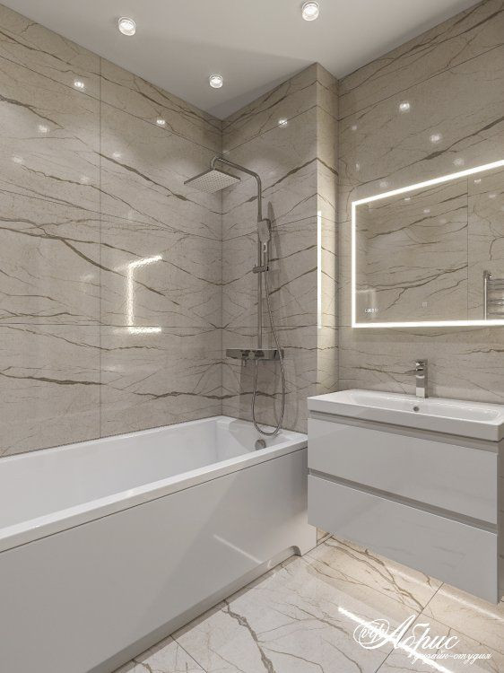 Дизайн интерьера двухкомнатной квартиры (ЖК Южный)