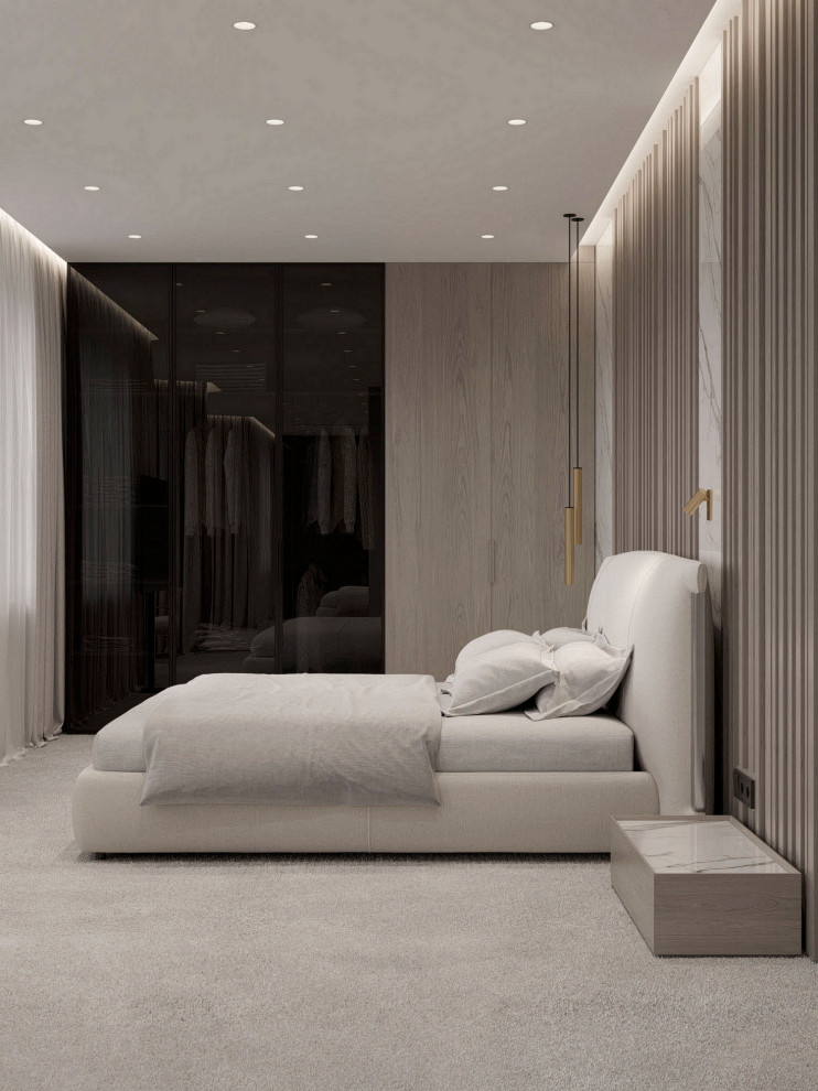 Хозяйская спальня с гардеробной, 25 кв.м