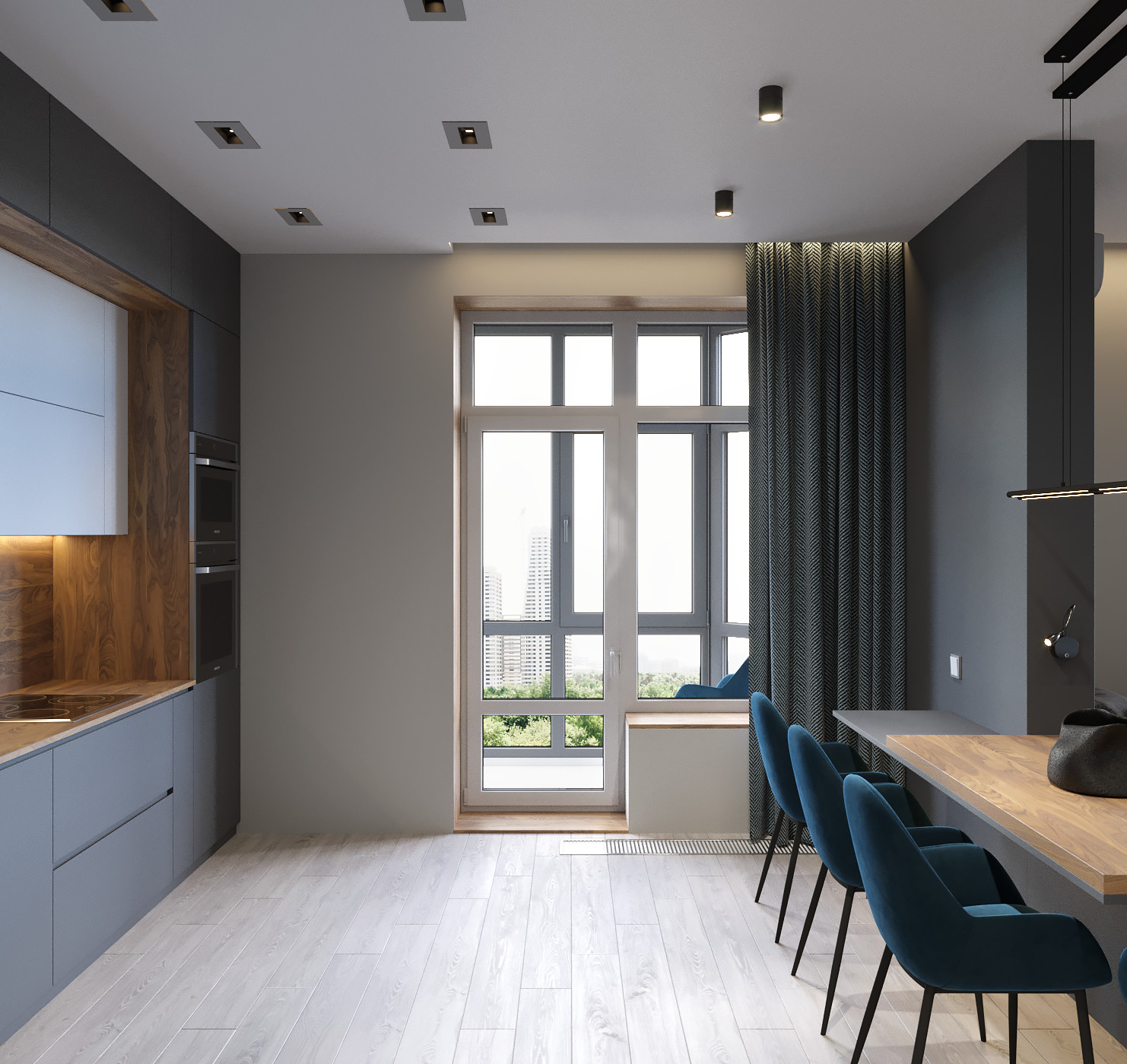 Проект кватиры в Москве 71 м2