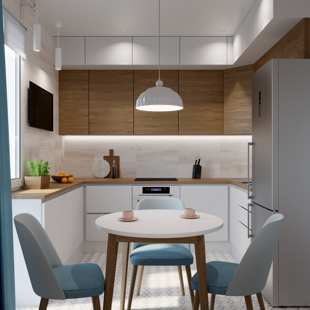 Обложка проекта: Квартира в Скандинавском стиле для молодой семьи