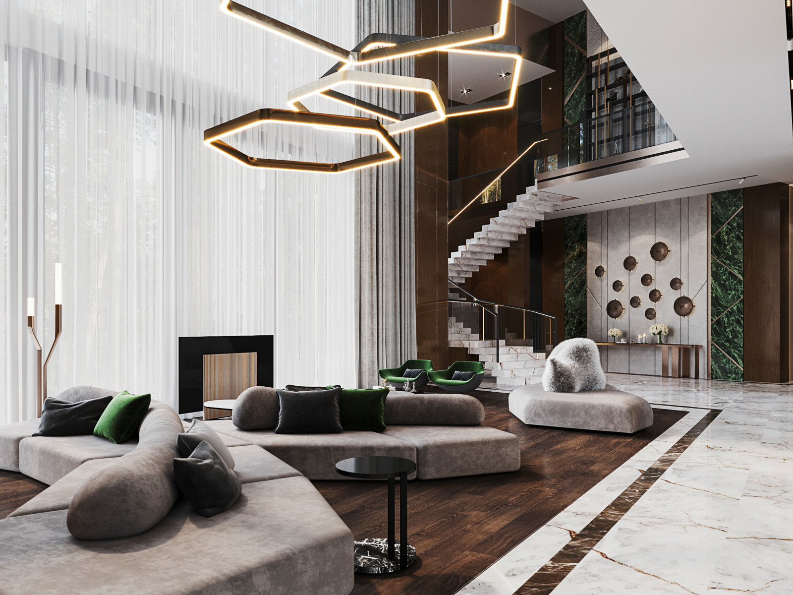 A large luxury house