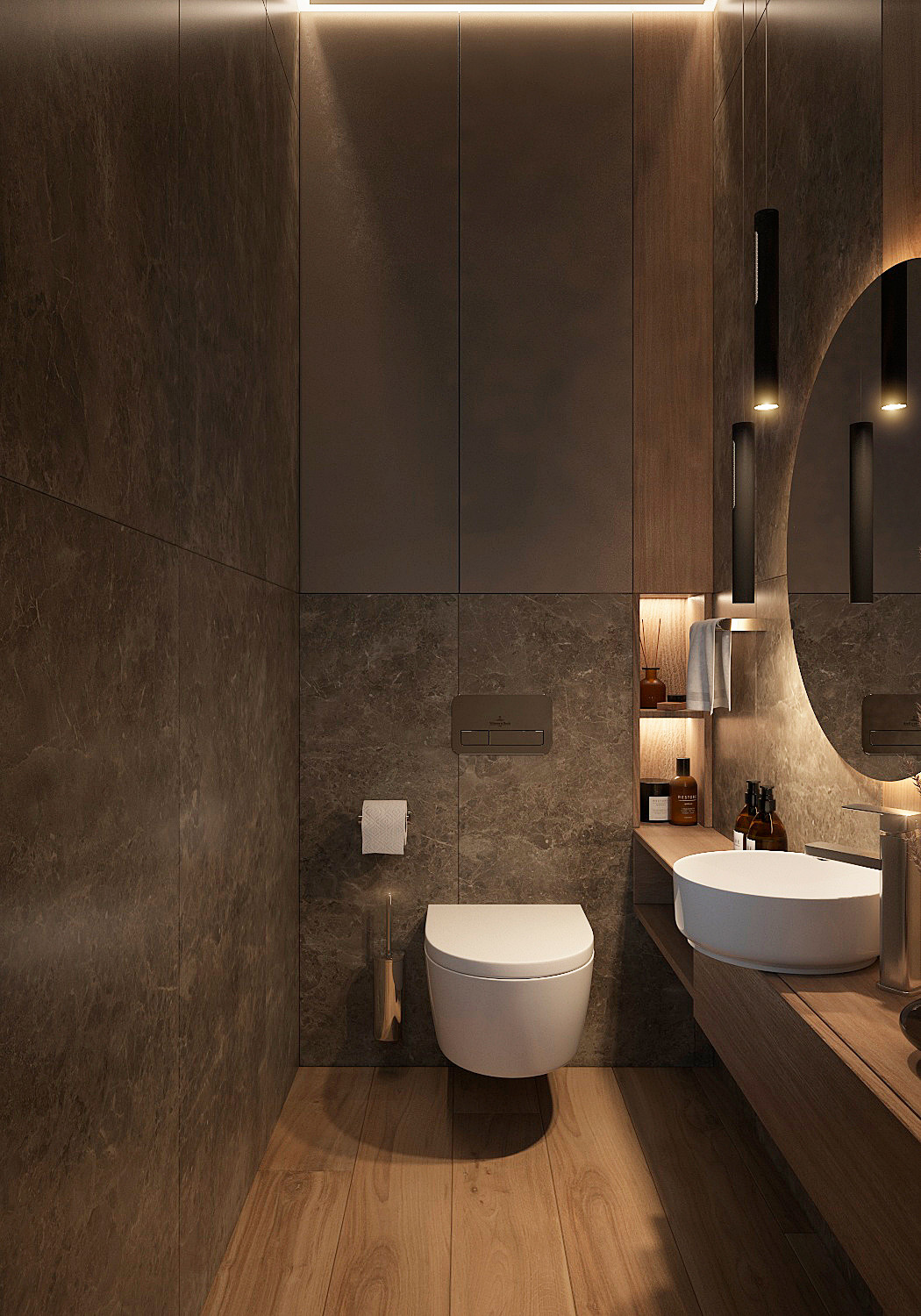 Квартира с вторым светом в современном стиле