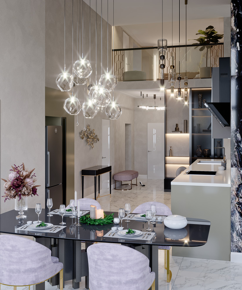 Двухэтажный дом со вторым светом "Искристая прохлада грез"