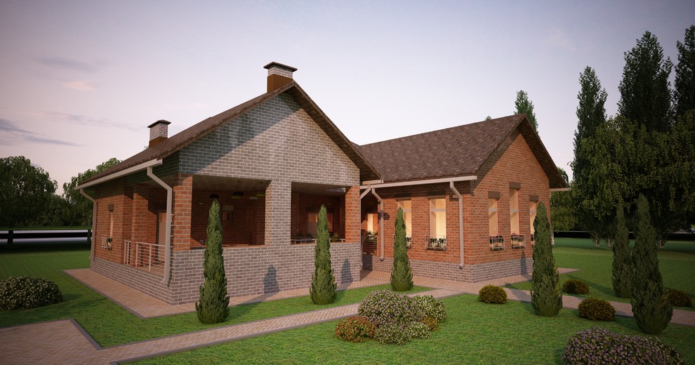 Обложка проекта: Проект гостевого дома с баней и комнатами отдыха