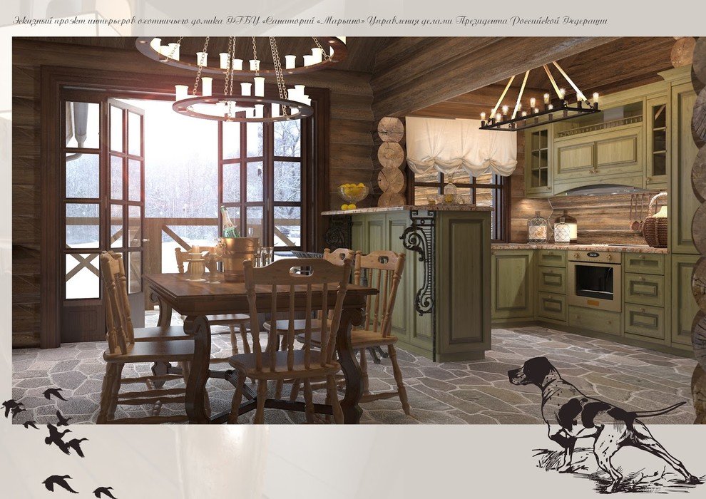 Hunting Lodge of the Park Ensemble "Maryino" of Prince Bariatinsky / Охотничий