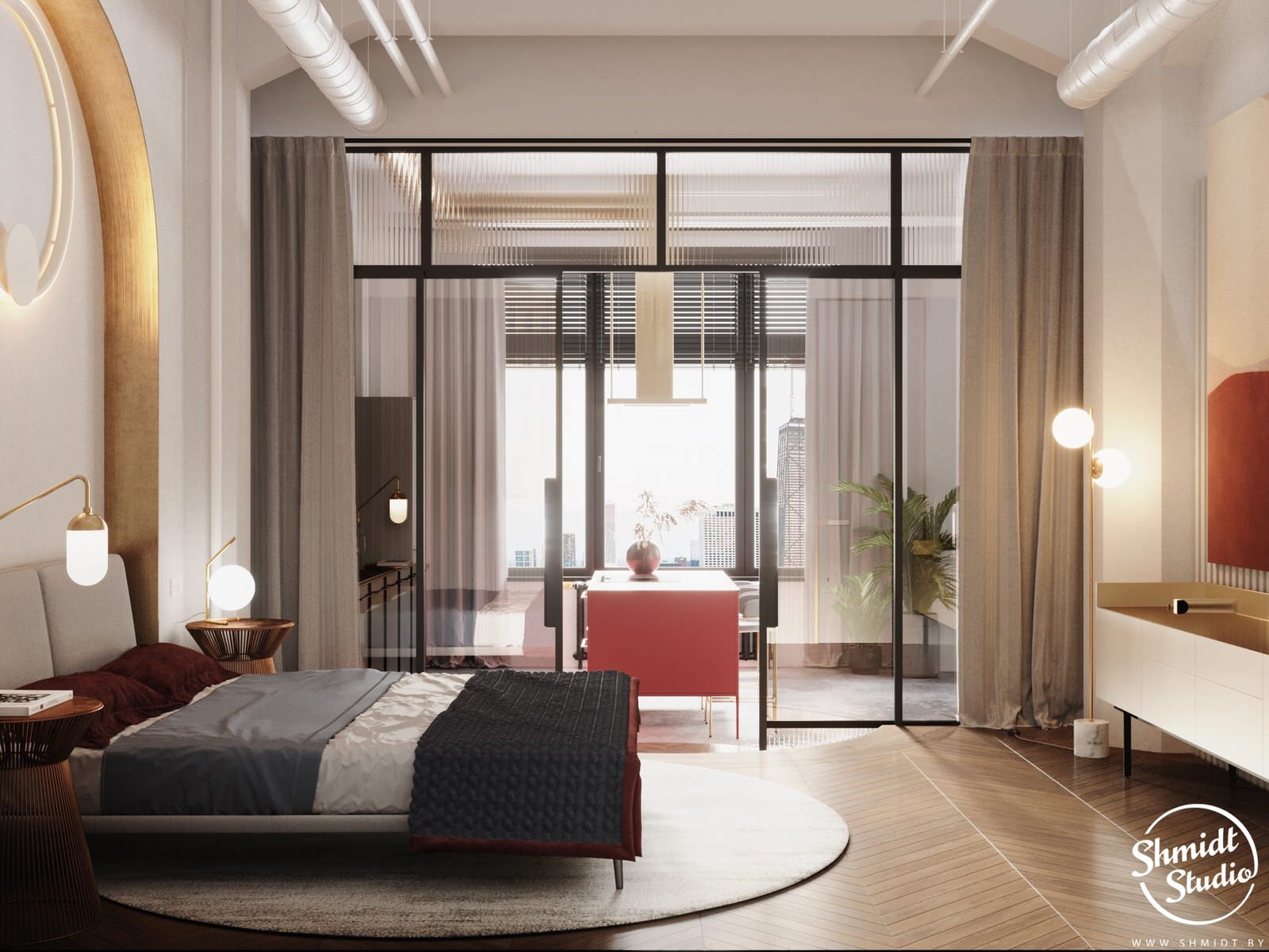 Проект "Modern Loft" | Чикаго
