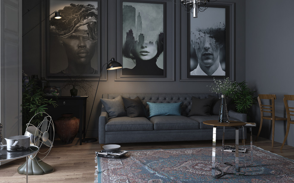 Дизайн проект гостиной