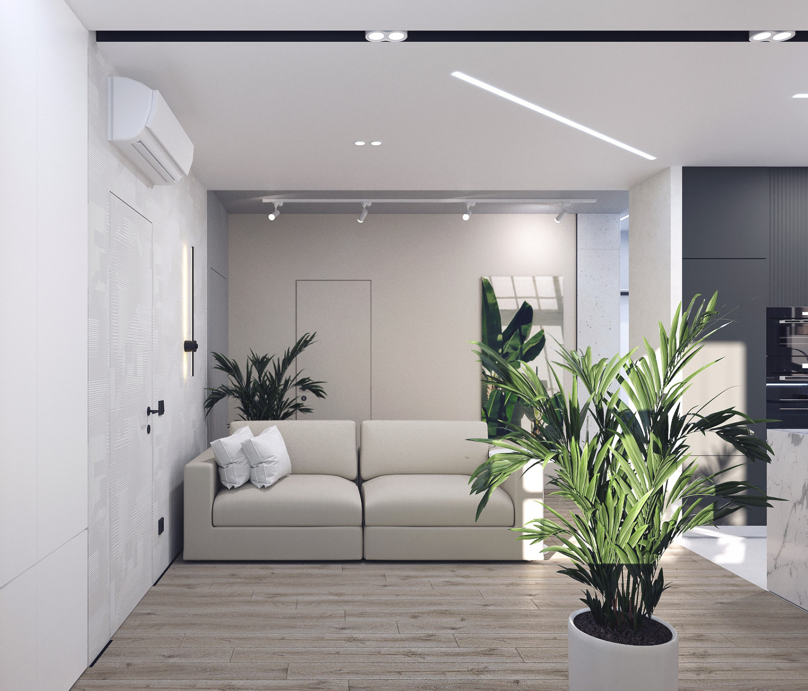 APARTMENT INTERIOR PROJECT 64 M2