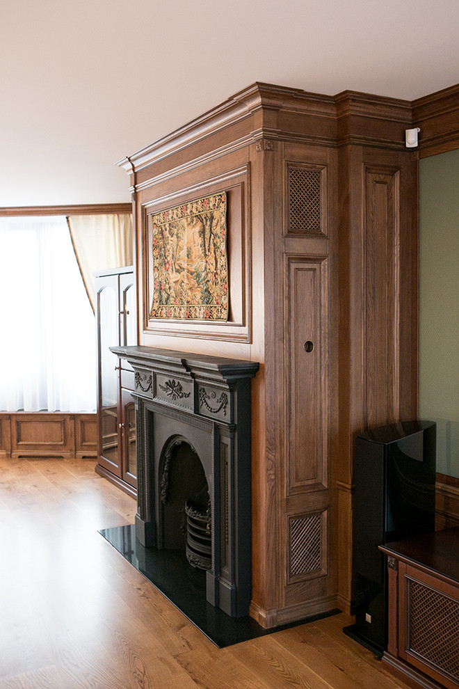 Кабинет в классическом стиле из дуба