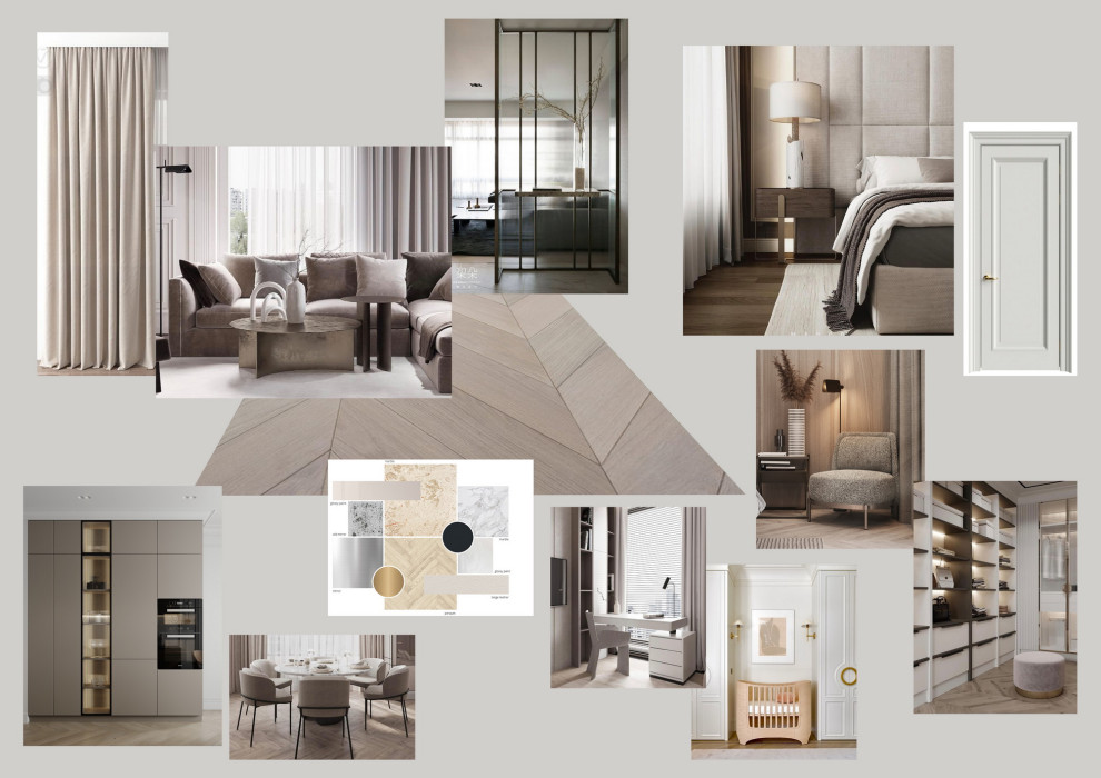 Обложка проекта: Квартира в ЖК Крылья в Москве