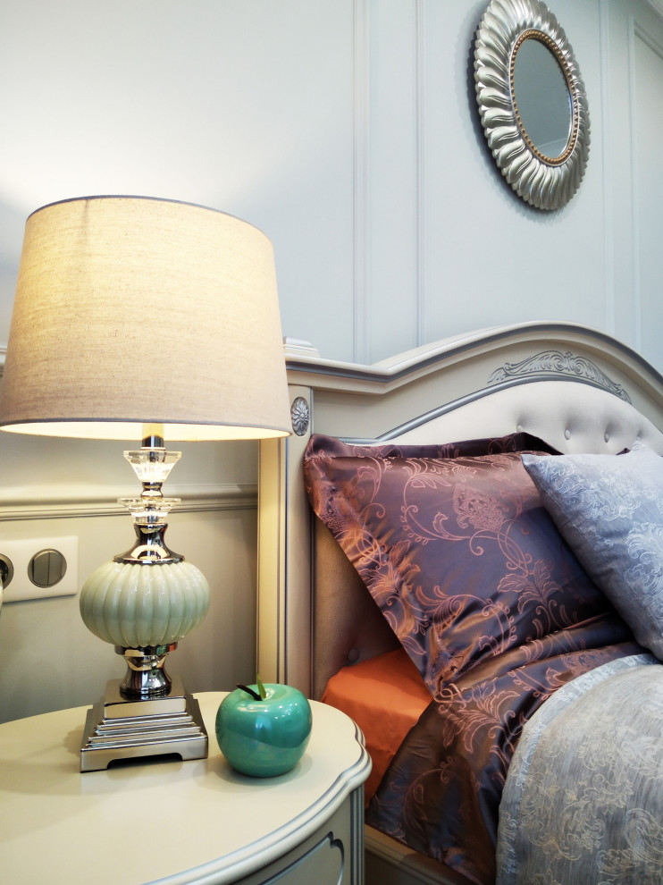 Нежная и уютная спальня в неоклассическом стиле