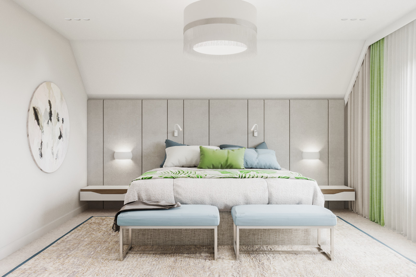 Коттедж с тремя детскими, 224 м2