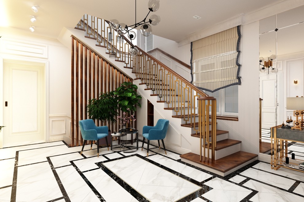 Обложка проекта: Парадный холл в коттедже