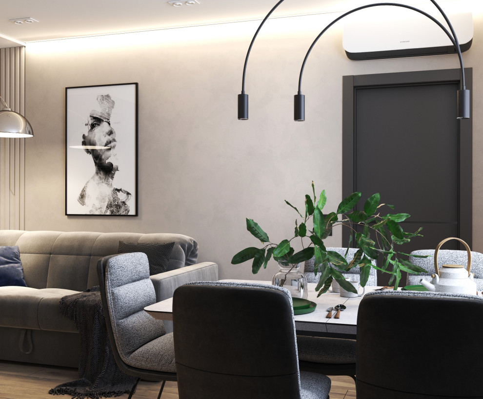 Дизайн-проект квартиры 75 кв.м, г.Тверь