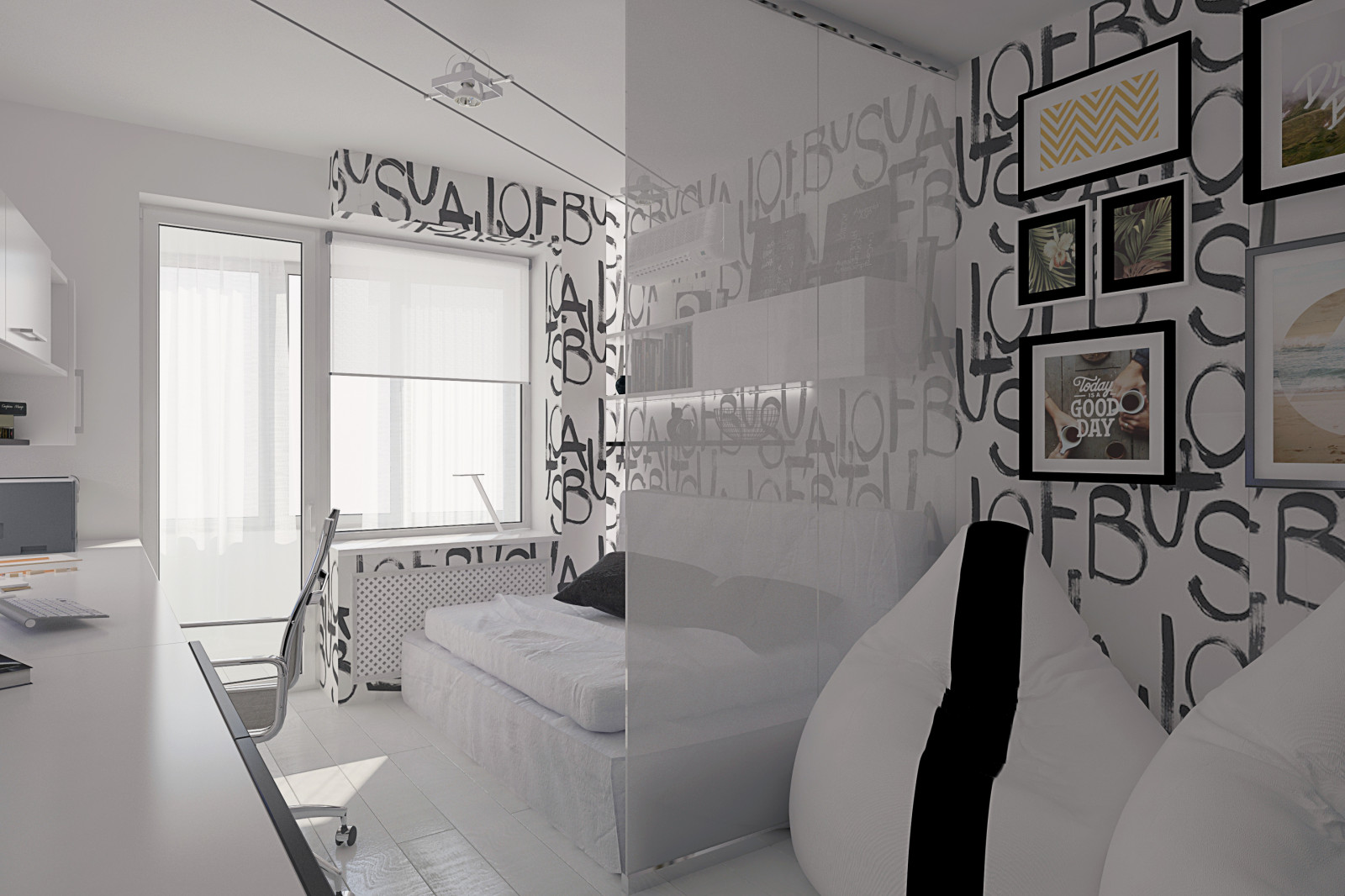 "Black & white"