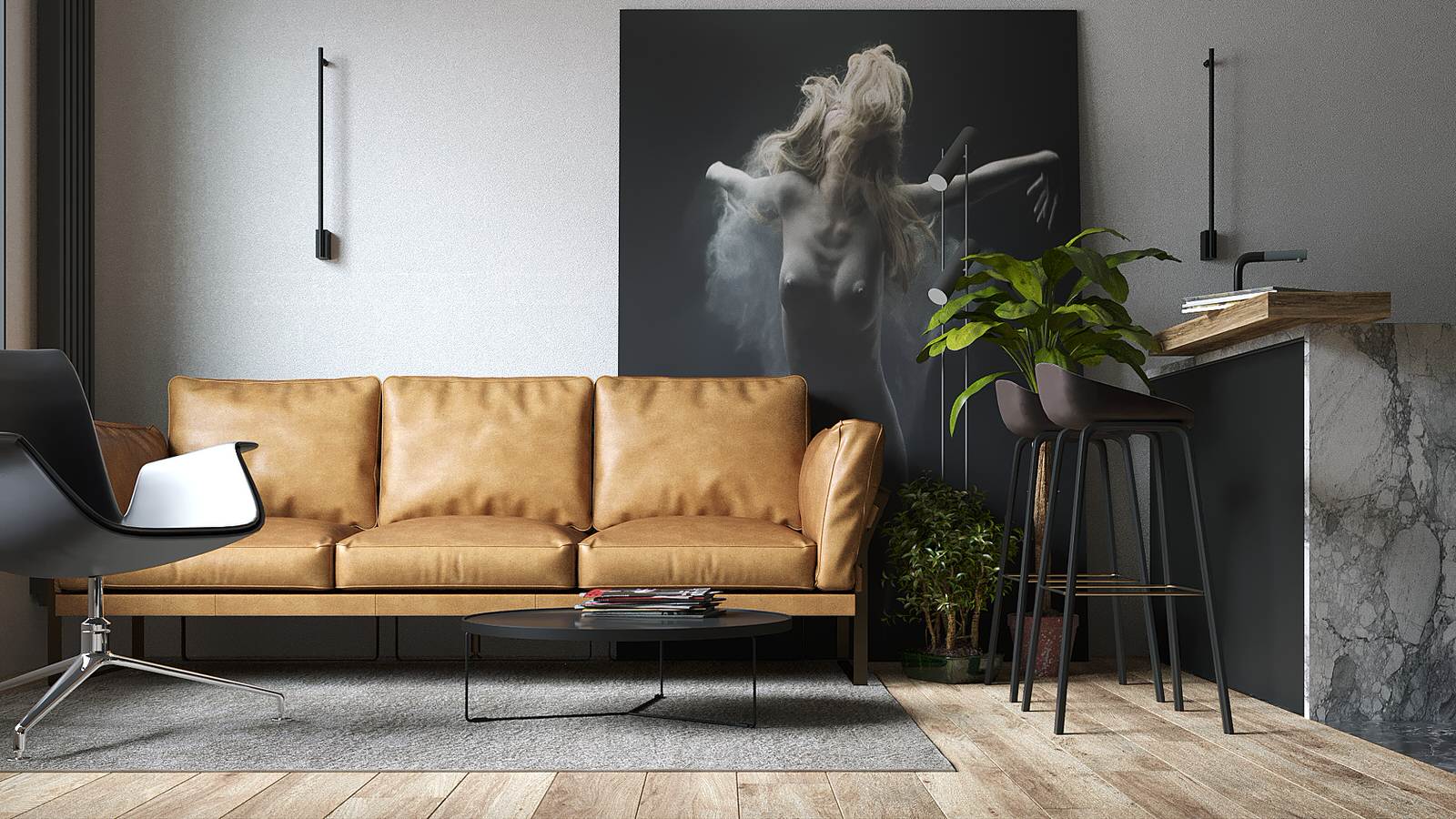 Интерьер небольшой студии 23 м2. Уютная студия предположительно холостяка, студи