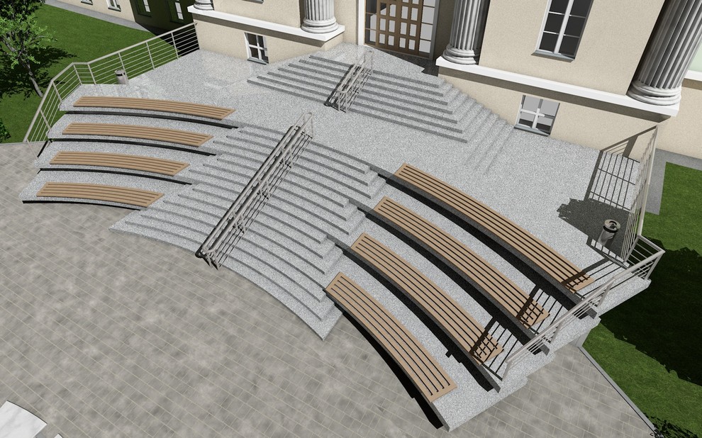 Эскизный проект благоустройства сквера у НТИ НИЯУ МИФИ Новоуральск.