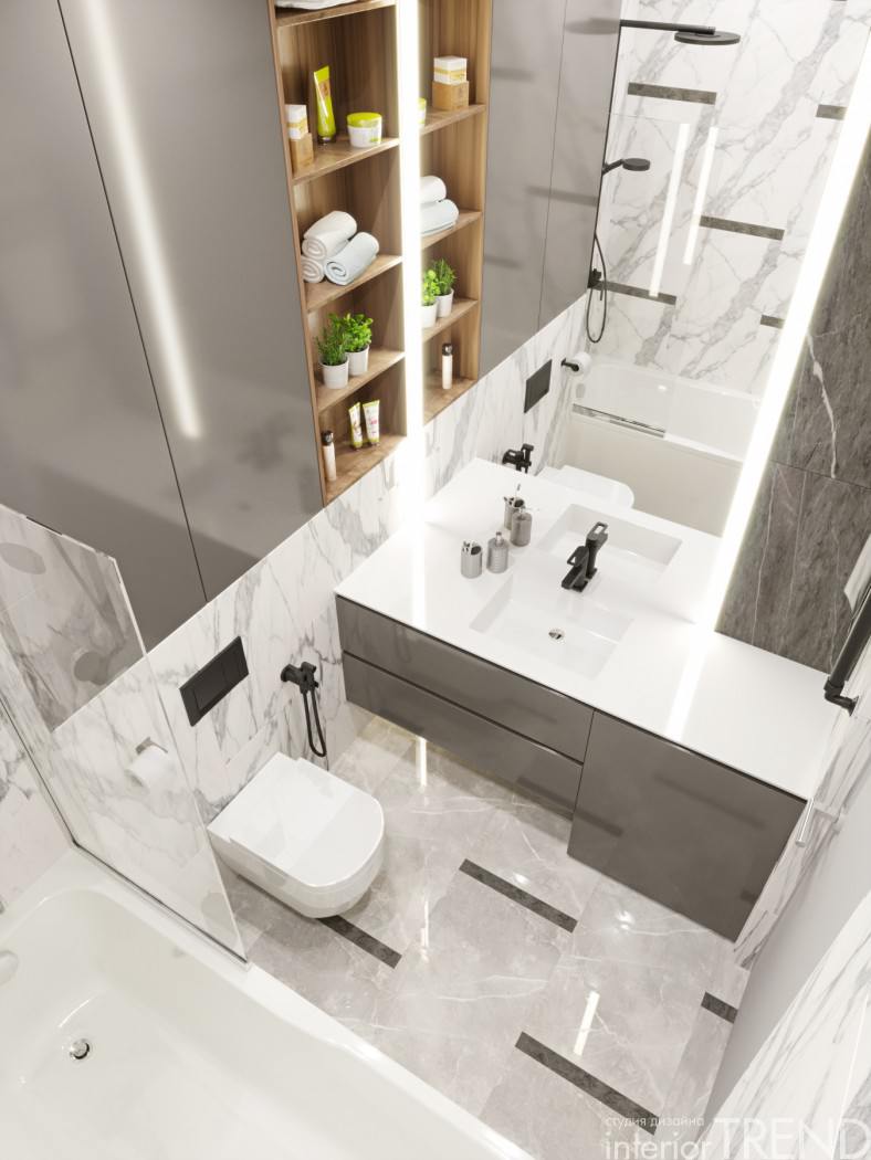 Дизайн интерьера квартиры в ЖК Клевер парк