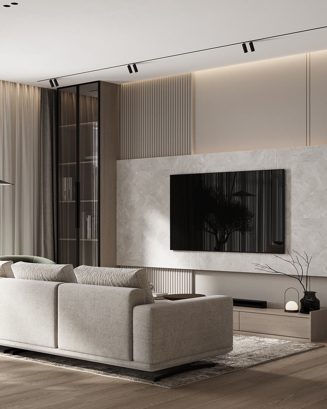 Проект интерьера для загородного дома в коттеджном поселке "Петровские озера"