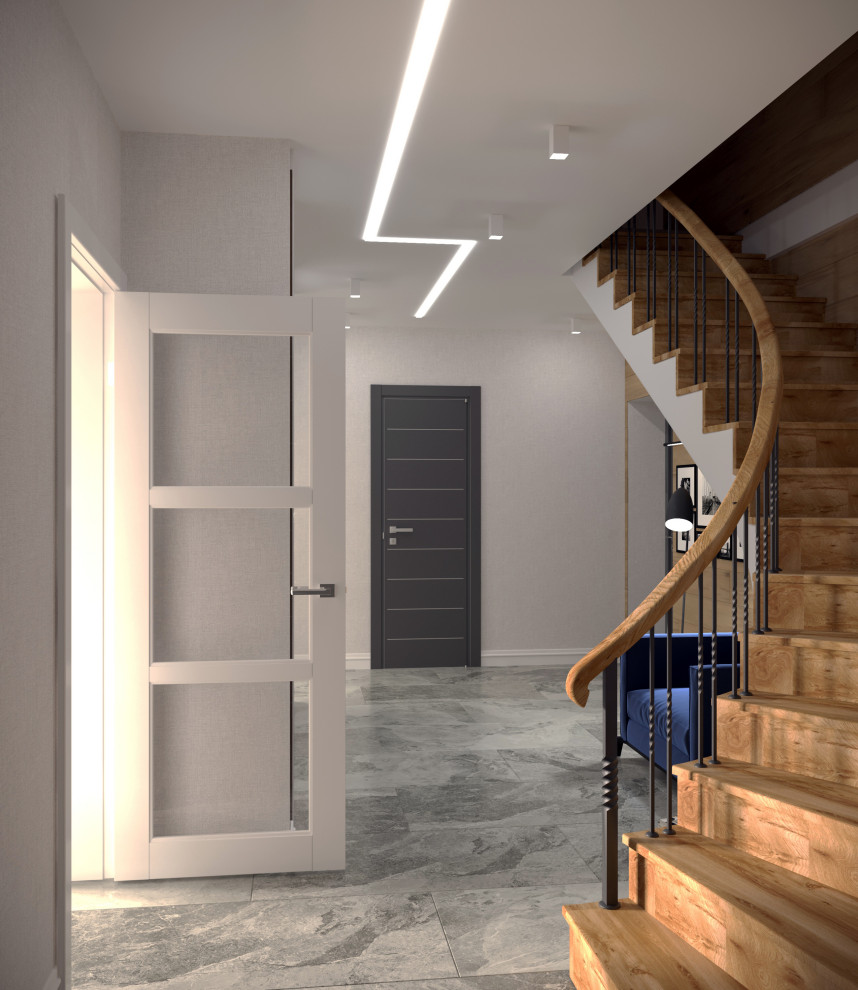 Интерьер жилого домас мансардой,г. Бор