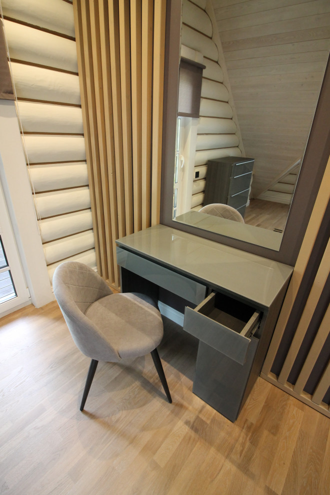 Срубовой коттедж 38 в п.Рощино, Ленинградская обл. Царство-Королевство