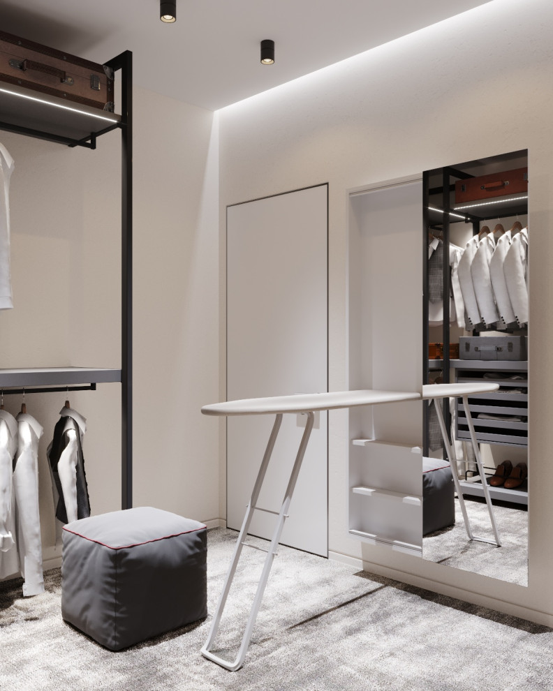 Современный дизайн интерьера трехкомнатной квартиры в Краснодаре