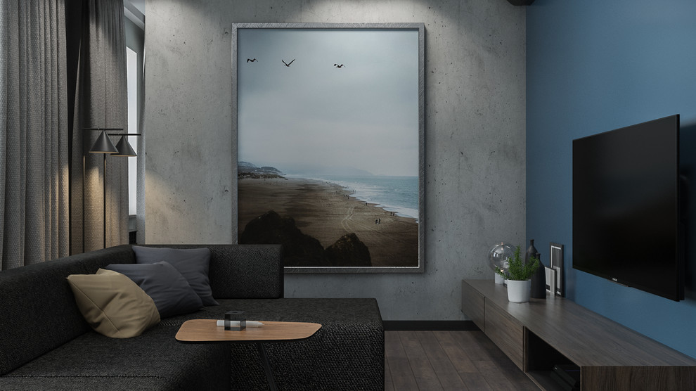 Брутальная квартира для девушки