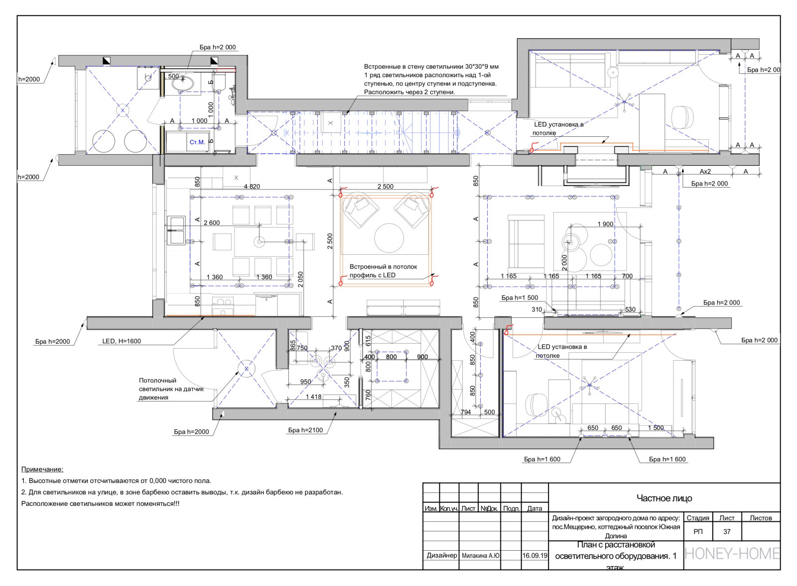 Рабочая часть; загородный дома 240 кв.м.