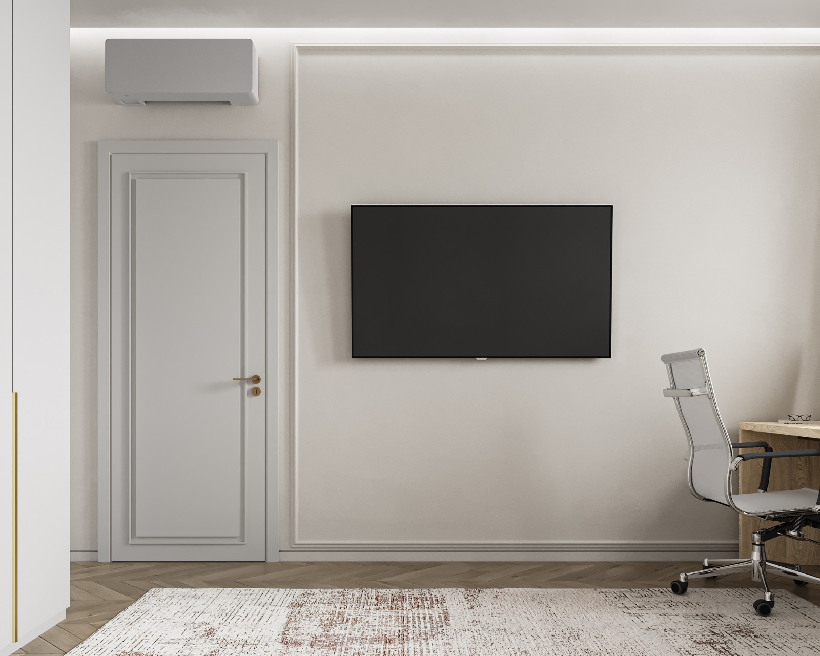 Дизайн интерьера квартиры в современном стиле на ул. Новаторов