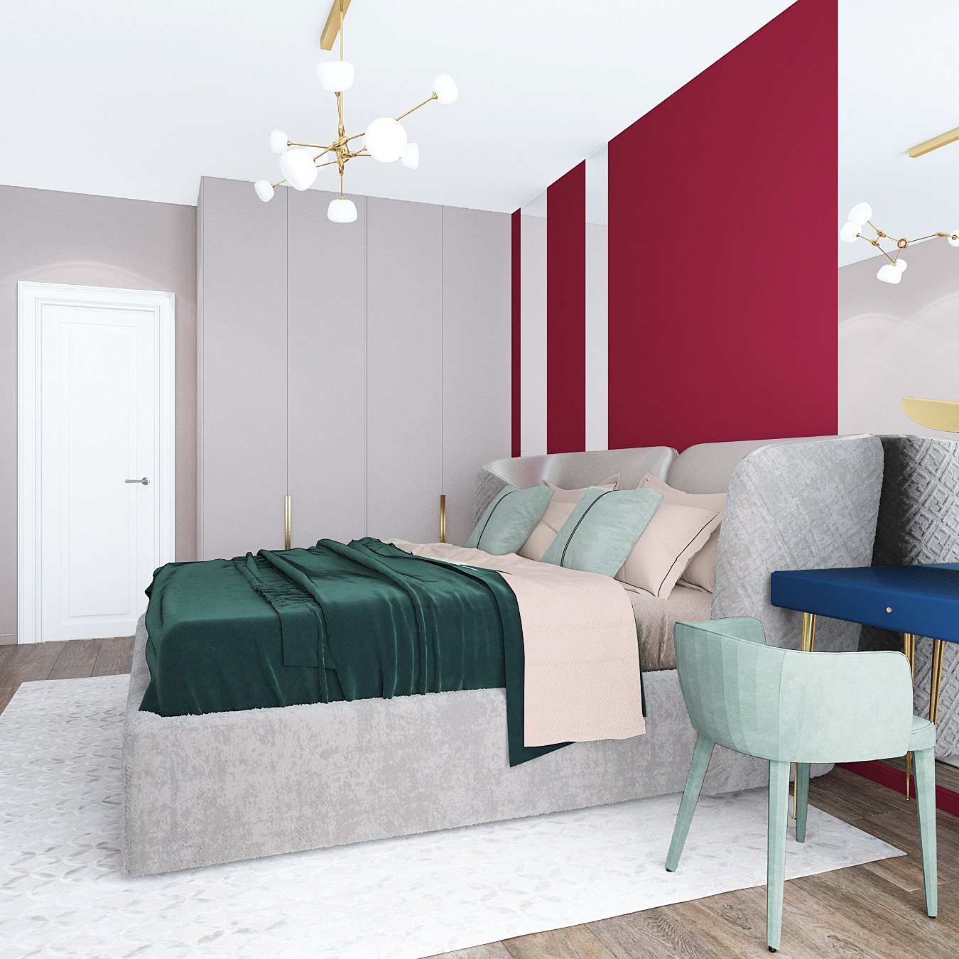 Спальня в ЖК Лефортово парк, Москва