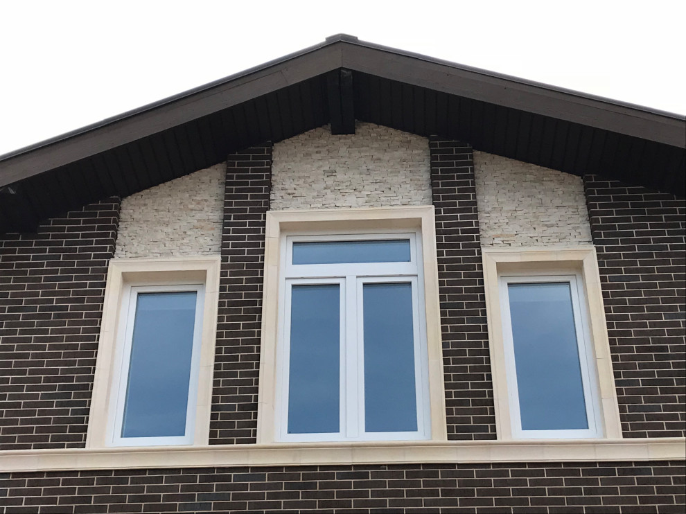 Фасад дома в КП Рузские просторы