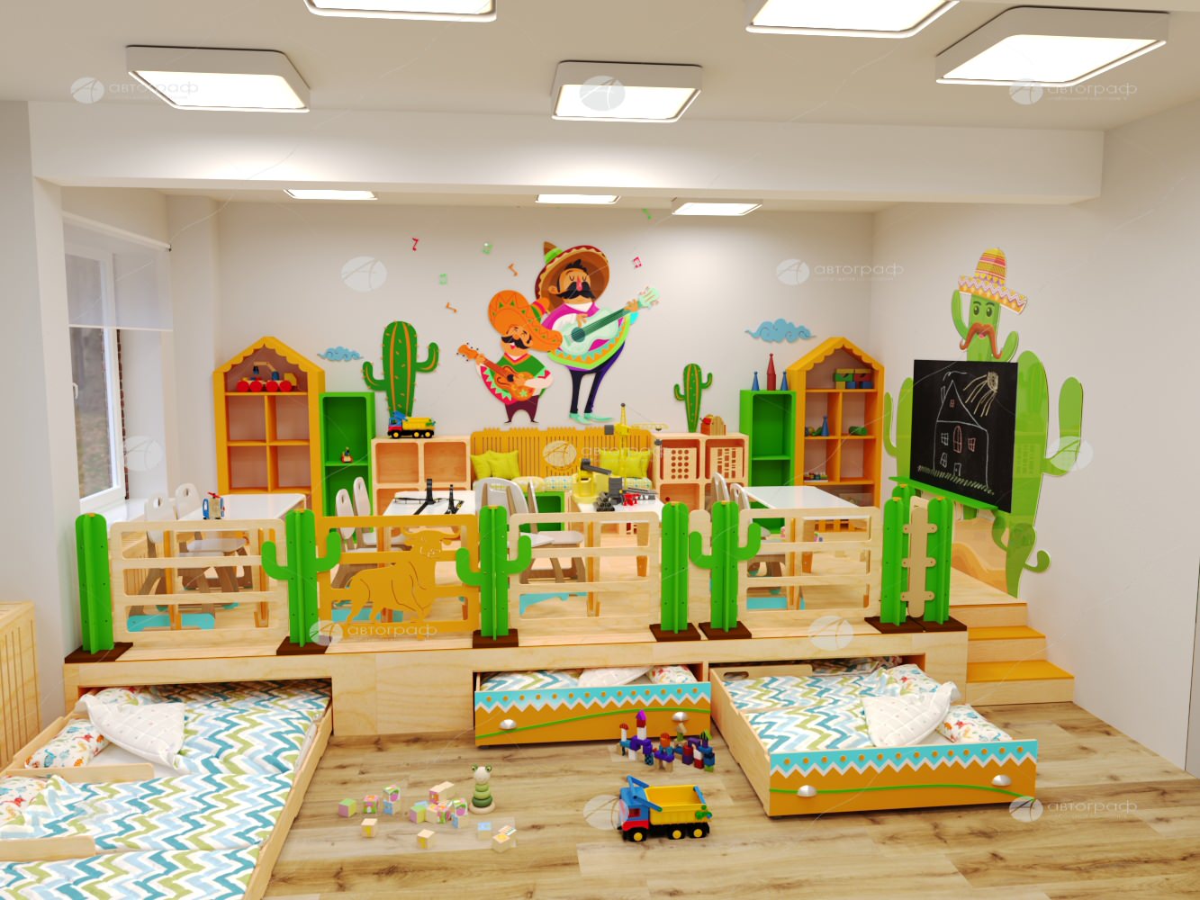 Обложка проекта: Дизайн-проект ДОУ "Испания"