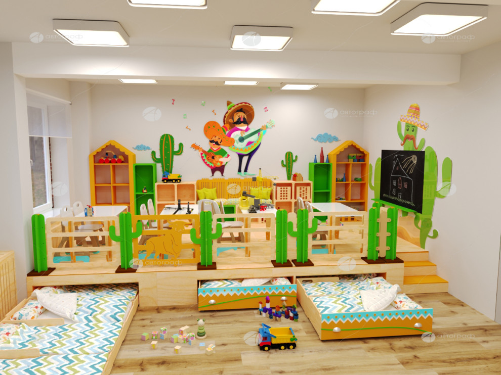 Обложка проекта: Дизайн-проект ДОУ "Испания"